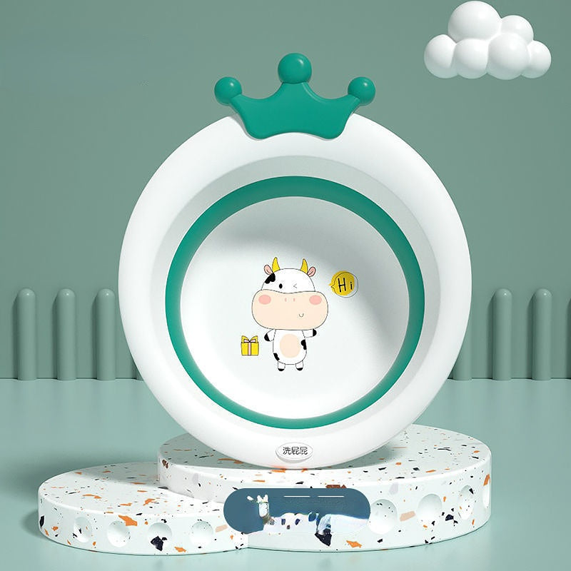 Wholesale Baby Toddler Foldable Basin Hanging Baby Supplies Plastic